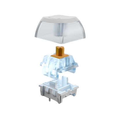 V2 8000 Hz Gateron Manyetik Anahtarlı RGB Gasket Oyuncu Klavyesi - Siyah