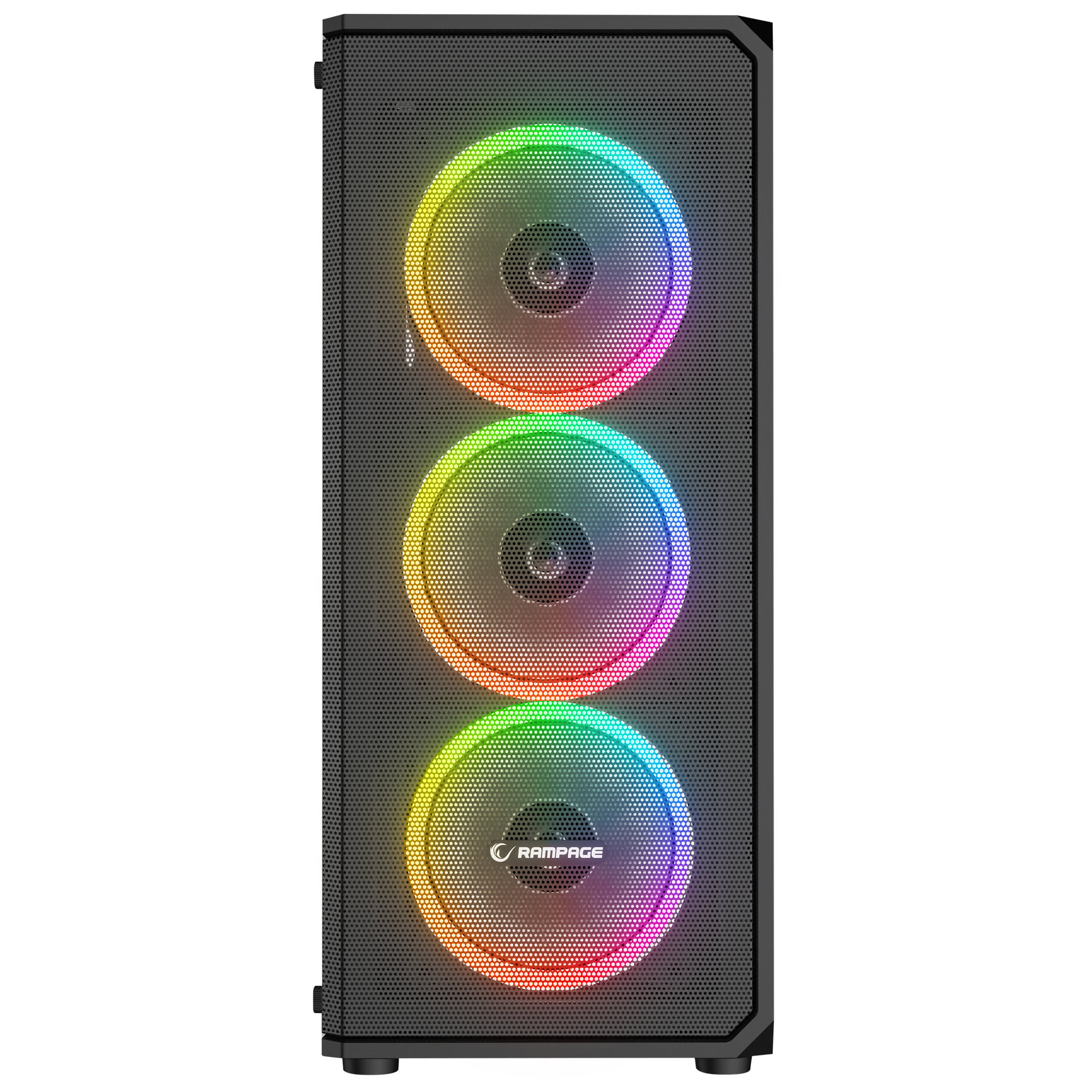 Mesh 650W 80 Plus Bronze Siyah 4*12cm Rainbow ATX Mid-T Gaming Oyuncu Kasası