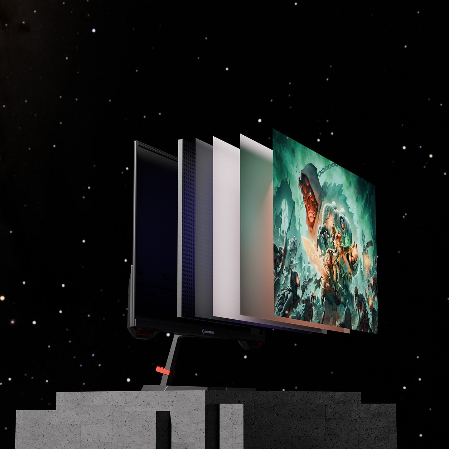 25 (24.5”) 300Hz 1ms Oyuncu Monitörü