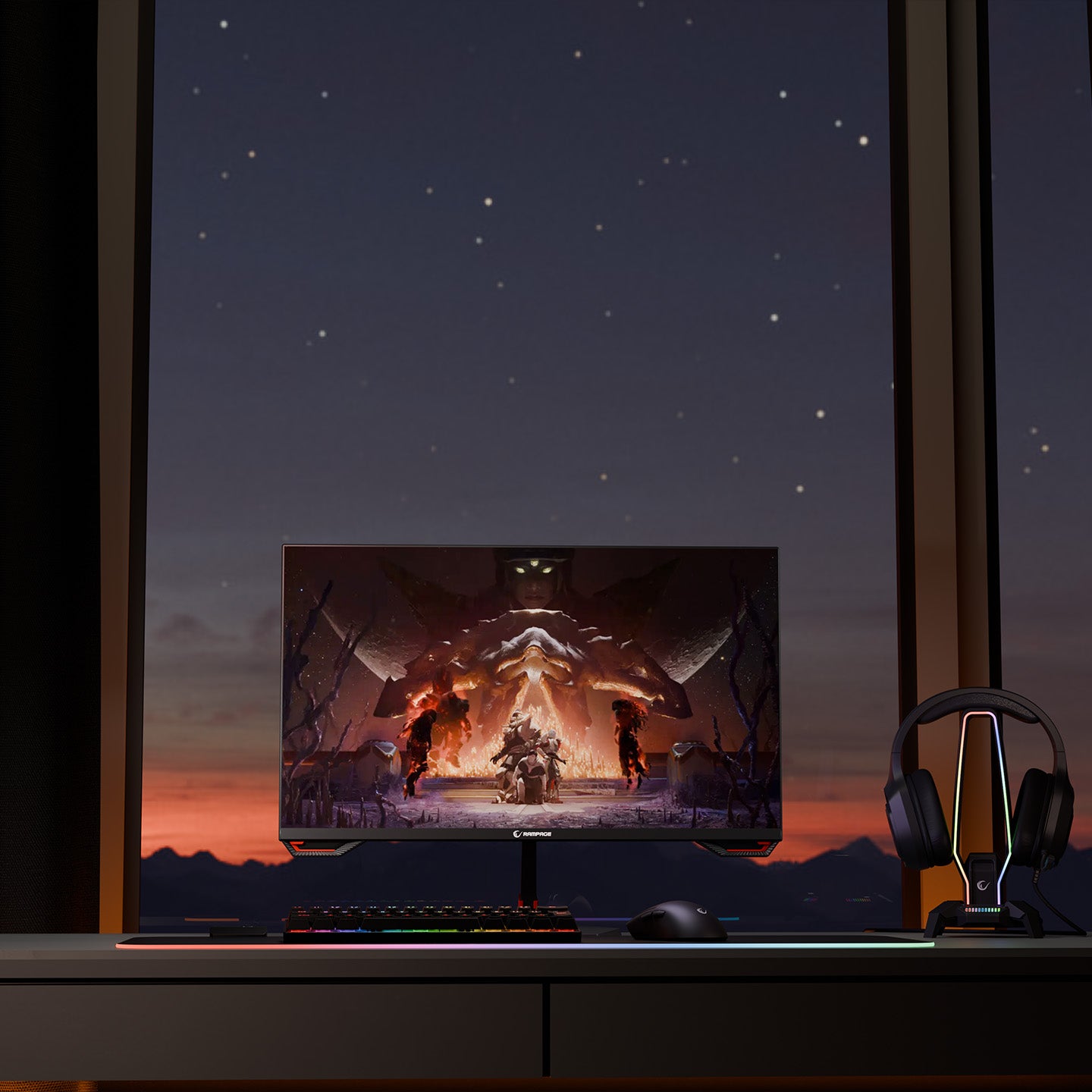 Crimson CR27R200 27'' 200Hz 0.5ms(MPRT) FHD Gaming Monitor