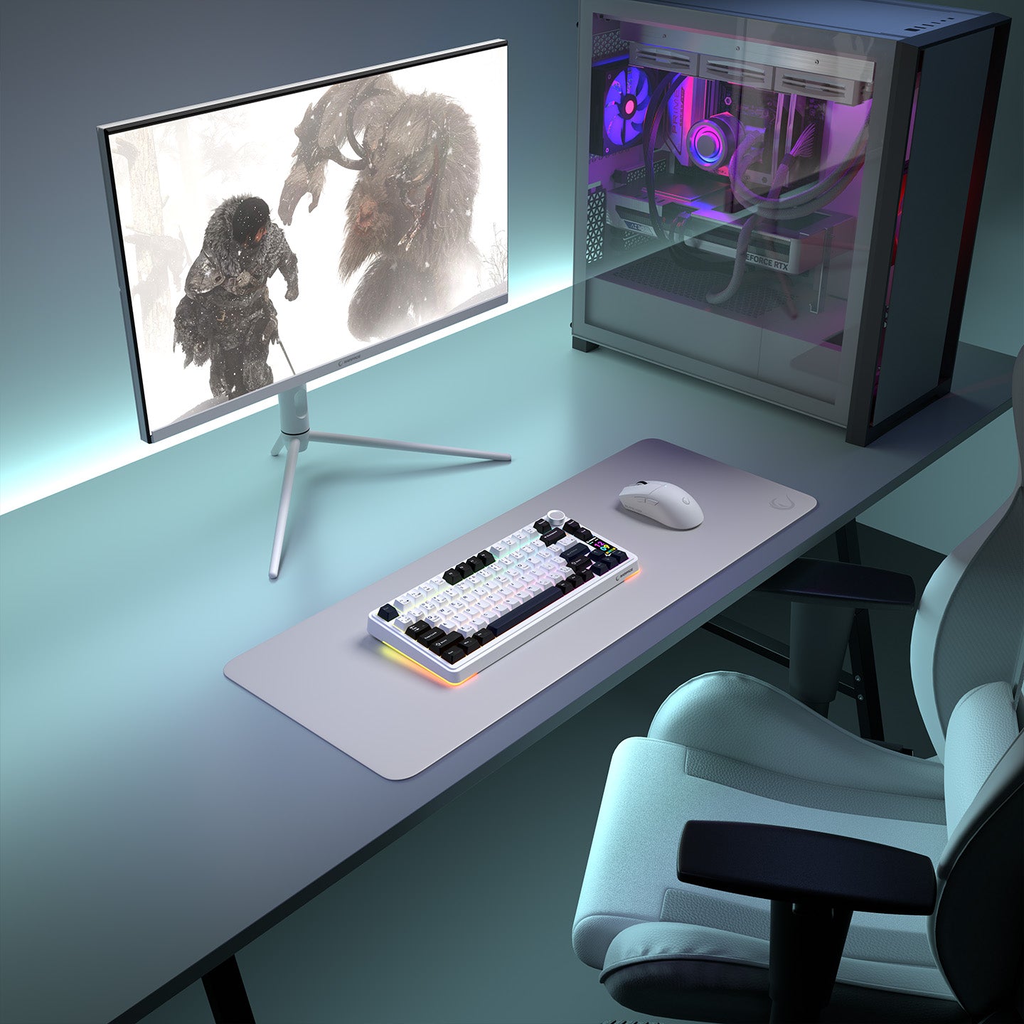 Pulsar XL 800x300x3mm Kumaş Gri Soft Gaming Mouse Pad                                                                        Pulsar XL 800x300x3mm Kumaş Gri Soft Gaming Mouse Pad