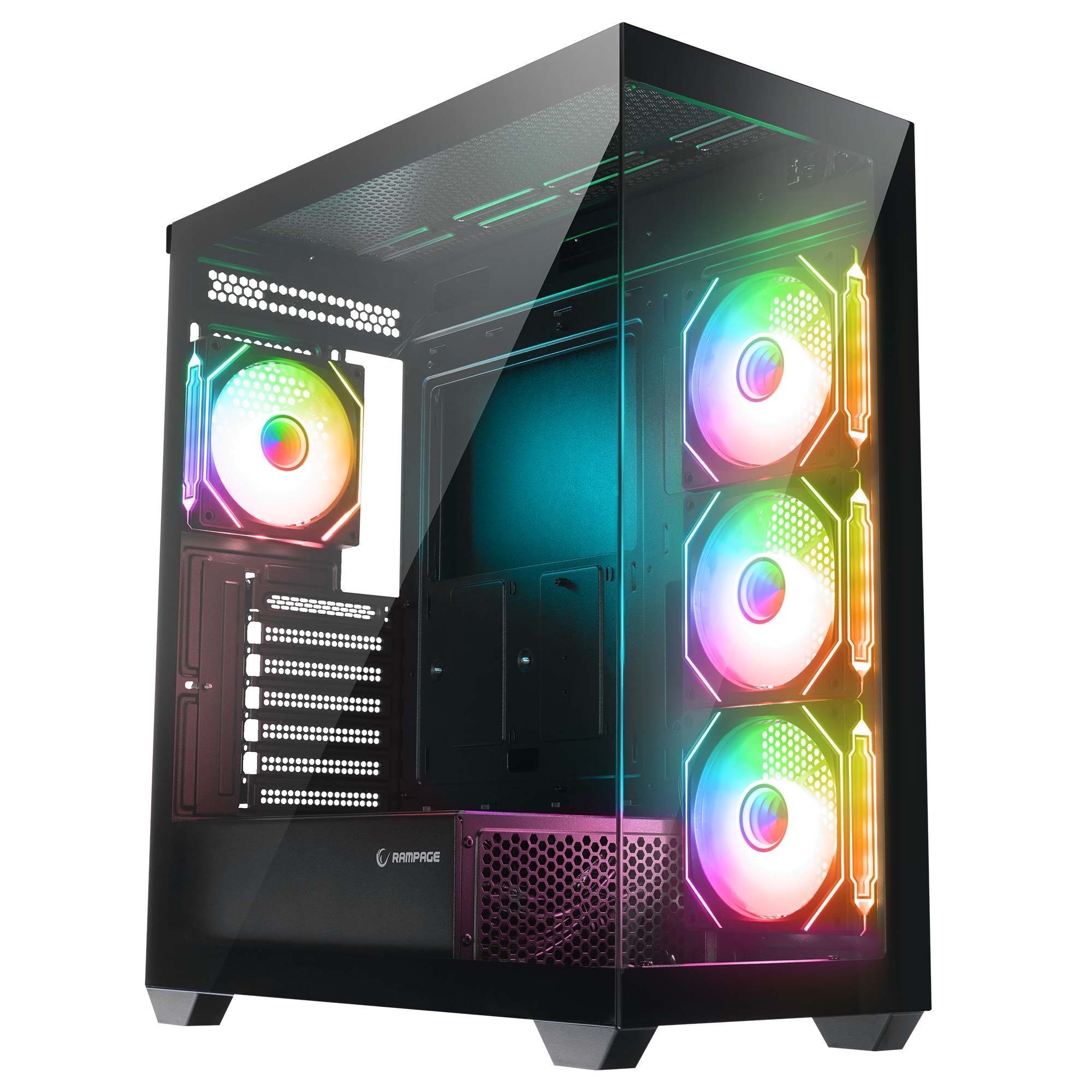 Hydra V4 750W 80 Plus Atx Mid-T Gaming Oyuncu Kasası-Siyah