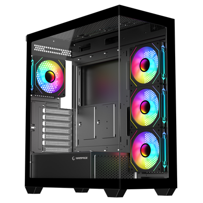 V4 750W 80 Plus Atx Mid-T Oyuncu Kasası-Siyah