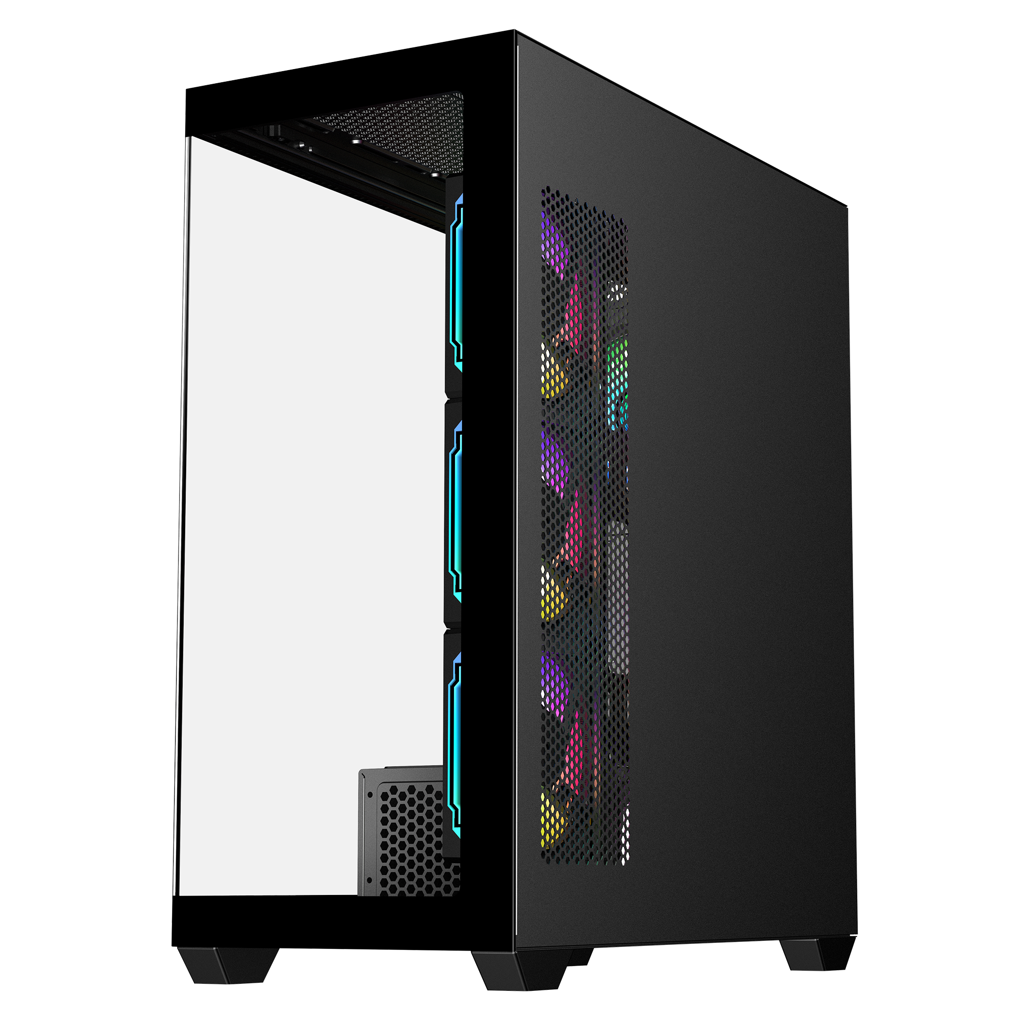 V4 750W 80 Plus Atx Mid-T Oyuncu Kasası-Siyah