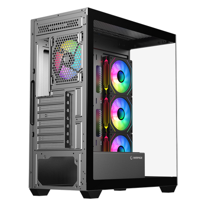 V4 750W 80 Plus Atx Mid-T Oyuncu Kasası-Siyah