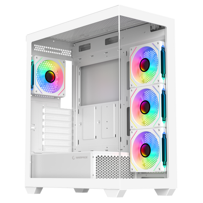 V4 750W 80 Plus Atx Mid-T Oyuncu Kasası-Beyaz