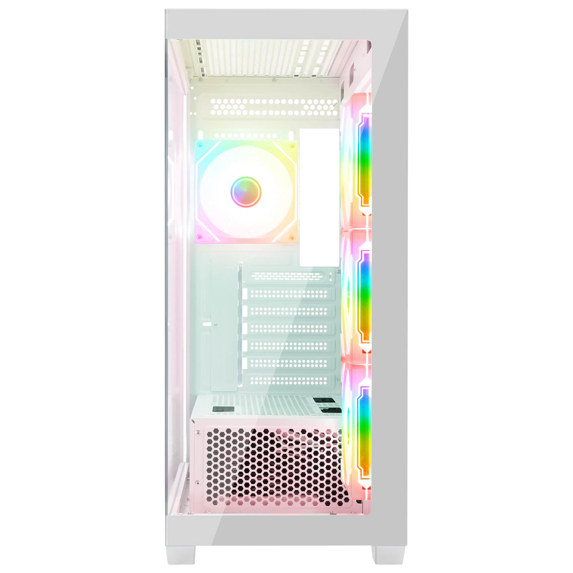 V4 750W 80 Plus Atx Mid-T Oyuncu Kasası-Beyaz