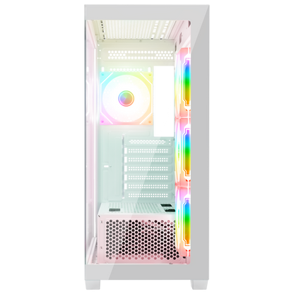 V4 750W 80 Plus Atx Mid-T Oyuncu Kasası-Beyaz