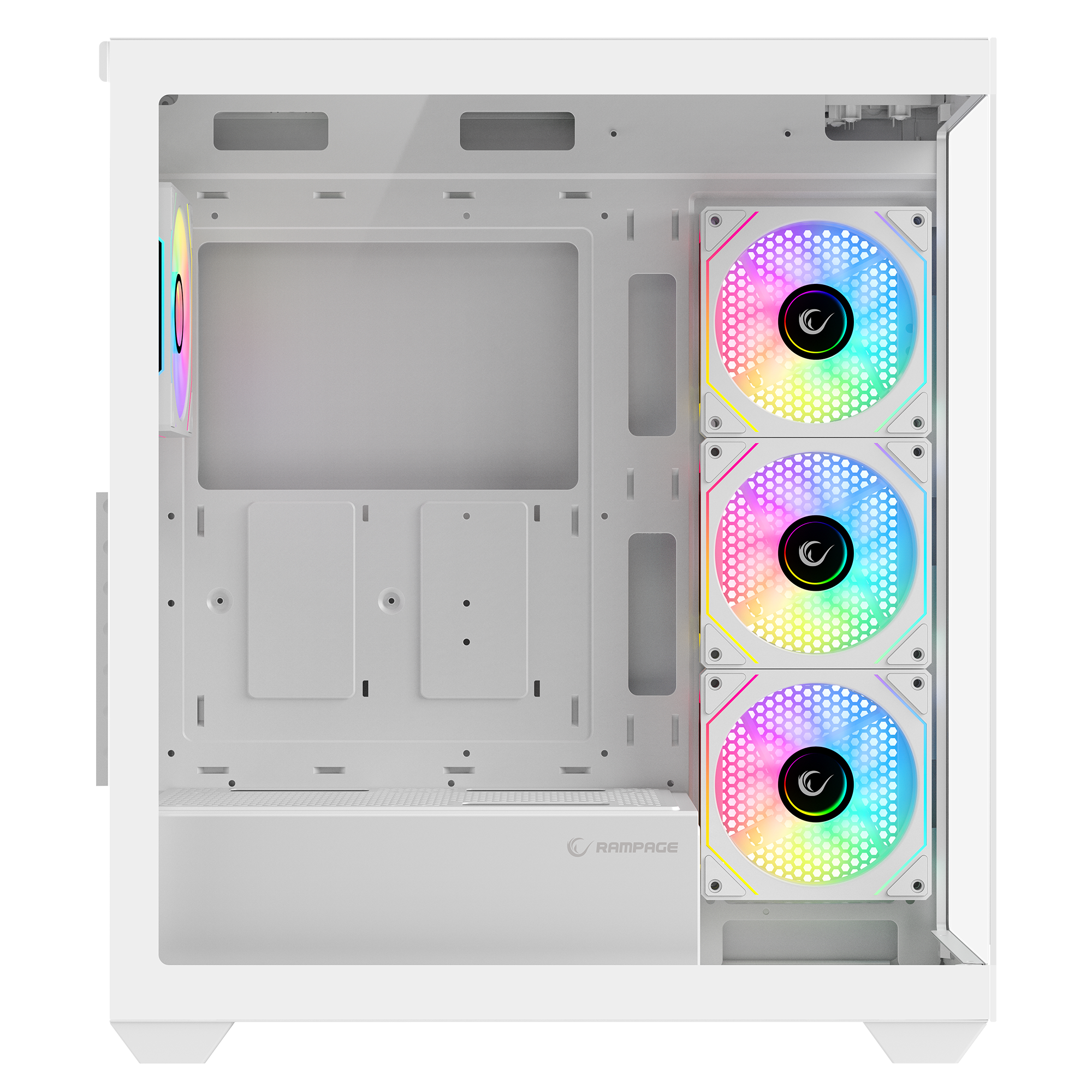 V4 750W 80 Plus Atx Mid-T Oyuncu Kasası-Beyaz