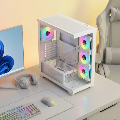 HYDRA V4 - V4 750W 80 Plus Atx Mid-T Oyuncu Kasası-Beyaz