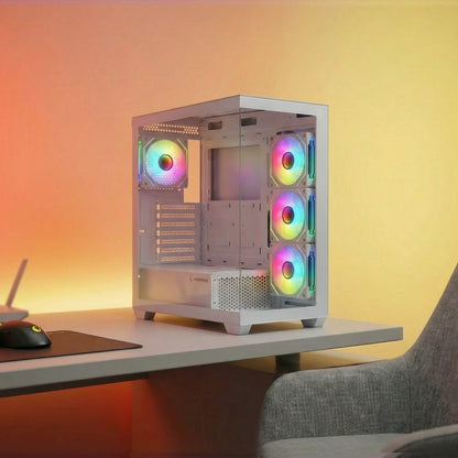 HYDRA V4 - V4 750W 80 Plus Atx Mid-T Oyuncu Kasası-Beyaz