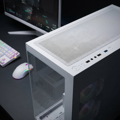 HYDRA V4 - V4 750W 80 Plus Atx Mid-T Oyuncu Kasası-Beyaz