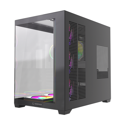 750W 80 Plus Bronze Temperli Camlı  7x12cm ARGB Fan ATX Mid-T Oyuncu Kasası