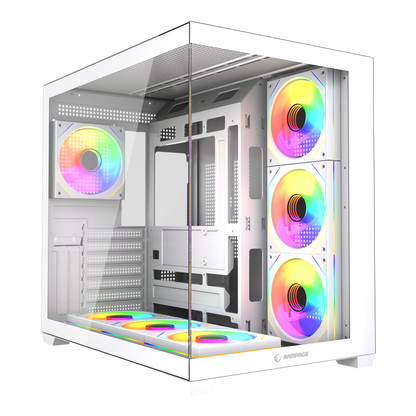 750W 80 Plus Bronze Temperli Camlı  7x12cm ARGB Fan ATX Mid-T Oyuncu Kasası