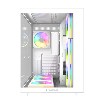 750W 80 Plus Bronze Temperli Camlı  7x12cm ARGB Fan ATX Mid-T Oyuncu Kasası