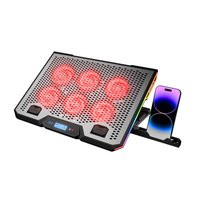 Blizzard R7 RGB 6 Fan LCD Screen 13-15.6 inch Notebook Cooling Stand