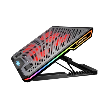 Blizzard R7 RGB 6 Fan LCD Screen 13-15.6 inch Notebook Cooling Stand