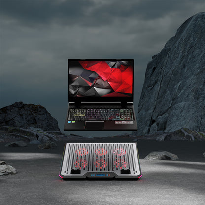 Blizzard R7 RGB 6 Fan LCD Screen 13-15.6 inch Notebook Cooling Stand