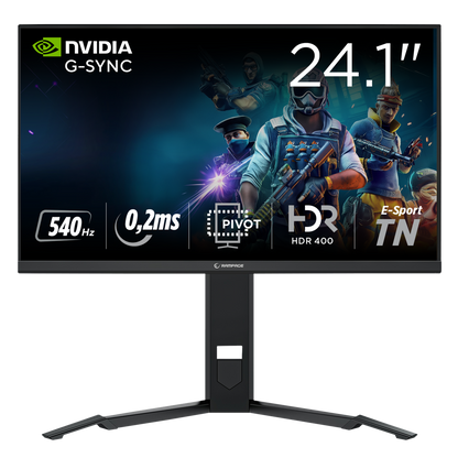 24.1'' FAST TN 540Hz 0,2ms Adaptive Sync HDR400 PC Flat Oyuncu Monitörü