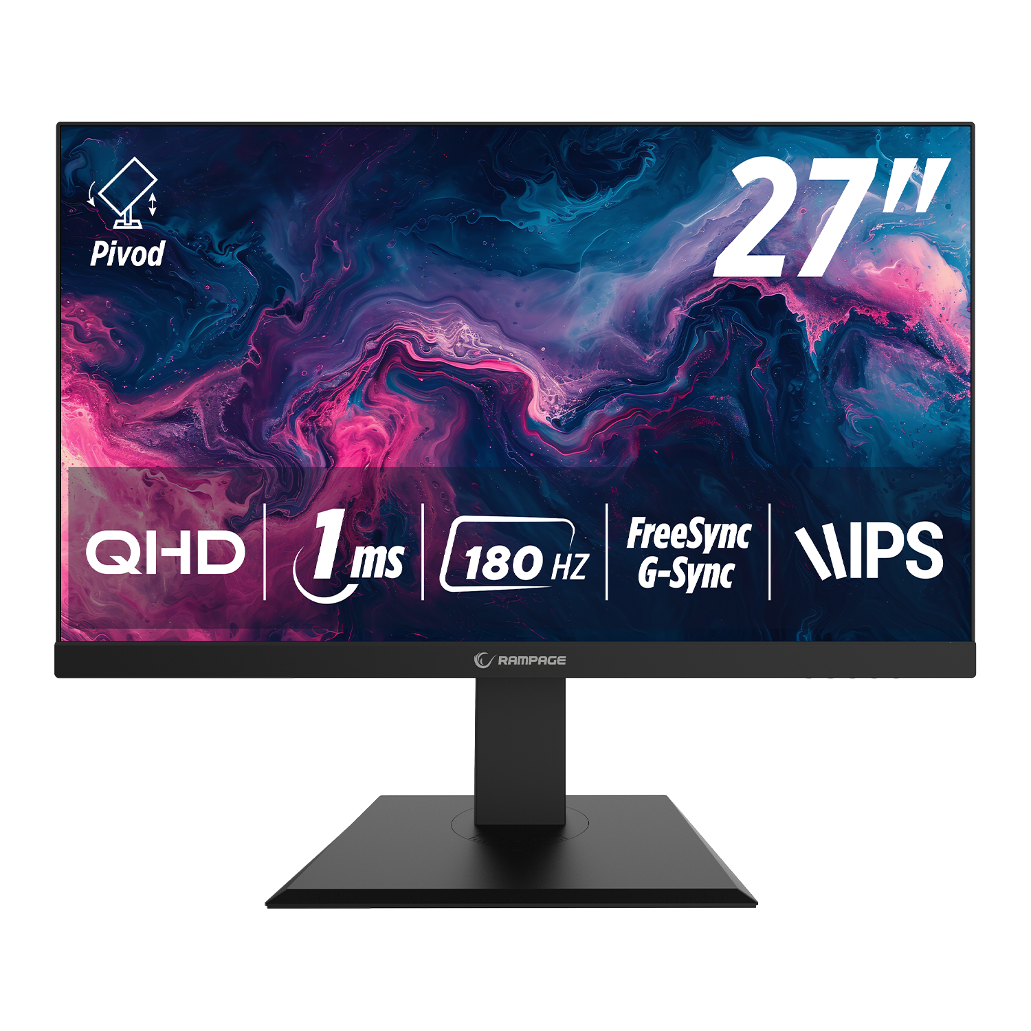 27'' 180Hz IPS QHD 2K HDR Freesync Oyuncu Monitörü