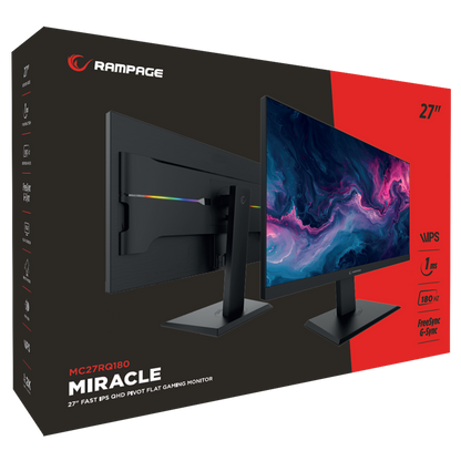 27'' 180Hz IPS QHD 2K HDR Freesync Oyuncu Monitörü