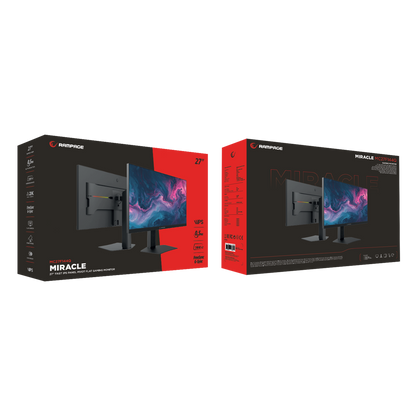 Miracle MC27RF300 27'' 300Hz VA FHD HDR Freesync Pivot Flat Gaming Monitor