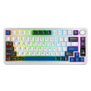 Hot Swap Gasket Oil Switch English Layout PBT Keycaps Kablosuz Mekanik Oyuncu Klavyesi