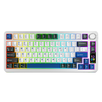 Hot Swap Gasket Oil Switch English Layout PBT Keycaps Kablosuz Mekanik Oyuncu Klavyesi