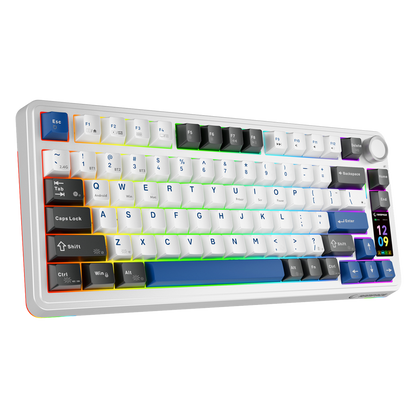 Hot Swap Gasket Oil Switch English Layout PBT Keycaps Kablosuz Mekanik Oyuncu Klavyesi