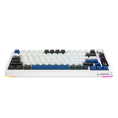 Hot Swap Gasket Oil Switch English Layout PBT Keycaps Kablosuz Mekanik Oyuncu Klavyesi