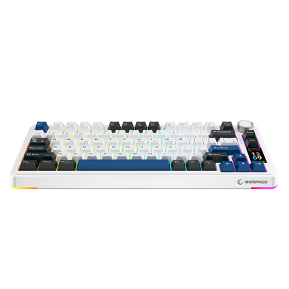 Hot Swap Gasket Oil Switch English Layout PBT Keycaps Kablosuz Mekanik Oyuncu Klavyesi