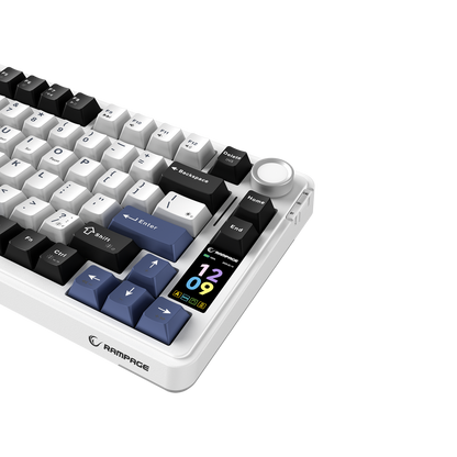 QUELL PRO - Hot Swap Gasket Oil Switch English Layout PBT Keycaps Kablosuz Mekanik Oyuncu Klavyesi