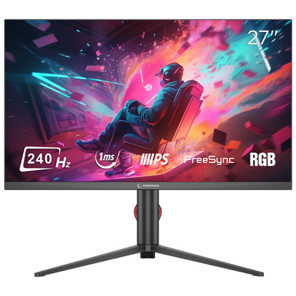 RM27F240Q 27'' 240Hz 1ms Fast IPS QHD Freesync RGB Pivot PC Flat Oyuncu Monitörü