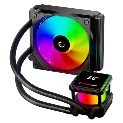 Infinite V120 Siyah ARGB Intel LGA1700/AMD AM5 Uyumlu 120mm Sıvı Soğutmalı CPU Fan