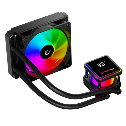 Infinite V120 Siyah ARGB Intel LGA1700/AMD AM5 Uyumlu 120mm Sıvı Soğutmalı CPU Fan