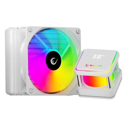 Infinite V120 Beyaz ARGB Intel LGA1700/AMD AM5 Uyumlu 120mm Sıvı Soğutmalı CPU Fan