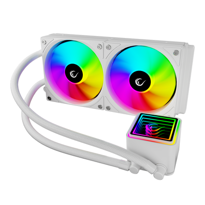 Infinite V240 Beyaz ARGB LGA1700/1851 / AM5 Uyumlu 240mm Sıvı Soğutmalı CPU Fan