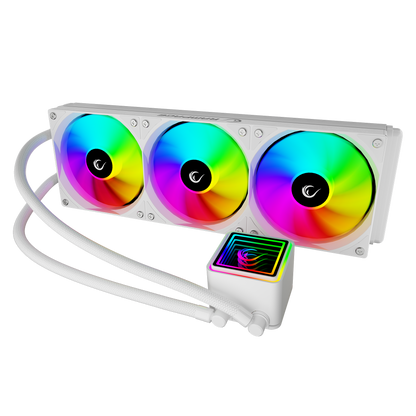 ARGB LGA1700/1851 / AM5 Uyumlu 360mm Sıvı Soğutmalı CPU Fan-Beyaz