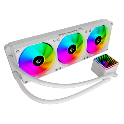 ARGB LGA1700/1851 / AM5 Uyumlu 360mm Sıvı Soğutmalı CPU Fan-Beyaz