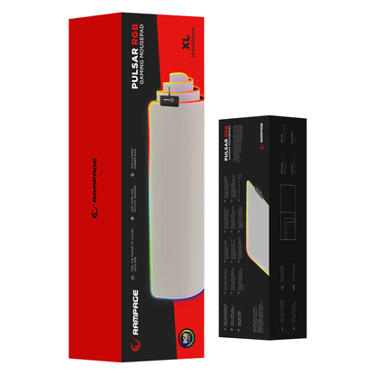 Pulsar XL (MP-22) Gri 30x80cm RGB Ledli Mouse Pad