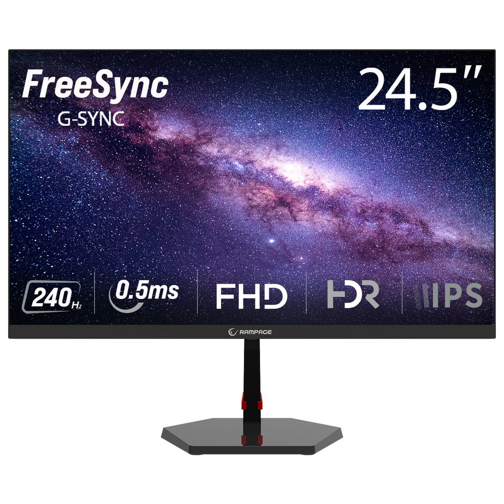 RAVEN RV25R240F 25'' 240hz 0.5ms FAST IPS FHD Freesync/G-Sync Flat Gam ...