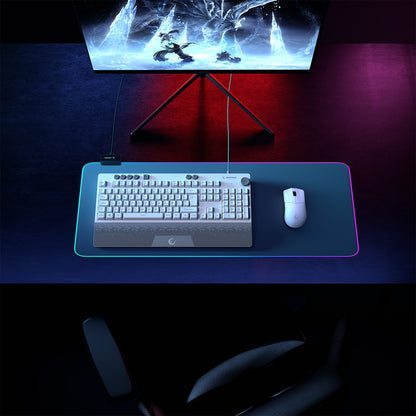Simula USB RGB  4 Makro Tuş Bilek Destekli Oyuncu Klavyesi-Beyaz