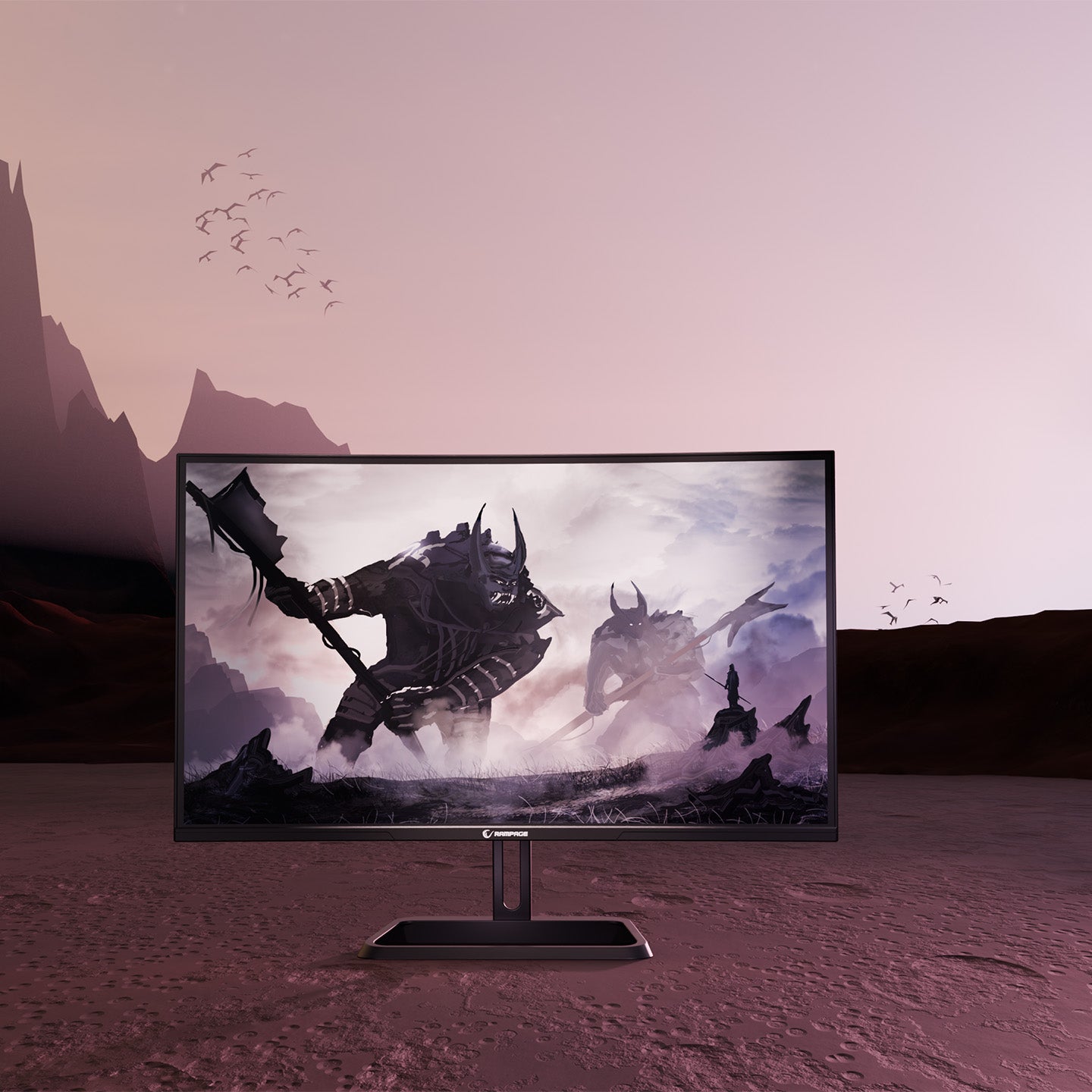Xyra XR27C240F RGB 27'' 240Hz Fast VA FHD Freesync/Gsync Pivot R1500 Curved Gaming Monitor