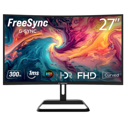 Xyra XR27C280F RGB 27'' 280Hz Fast VA FHD Freesync/Gsync Pivot R1500 Curved Gaming Monitor