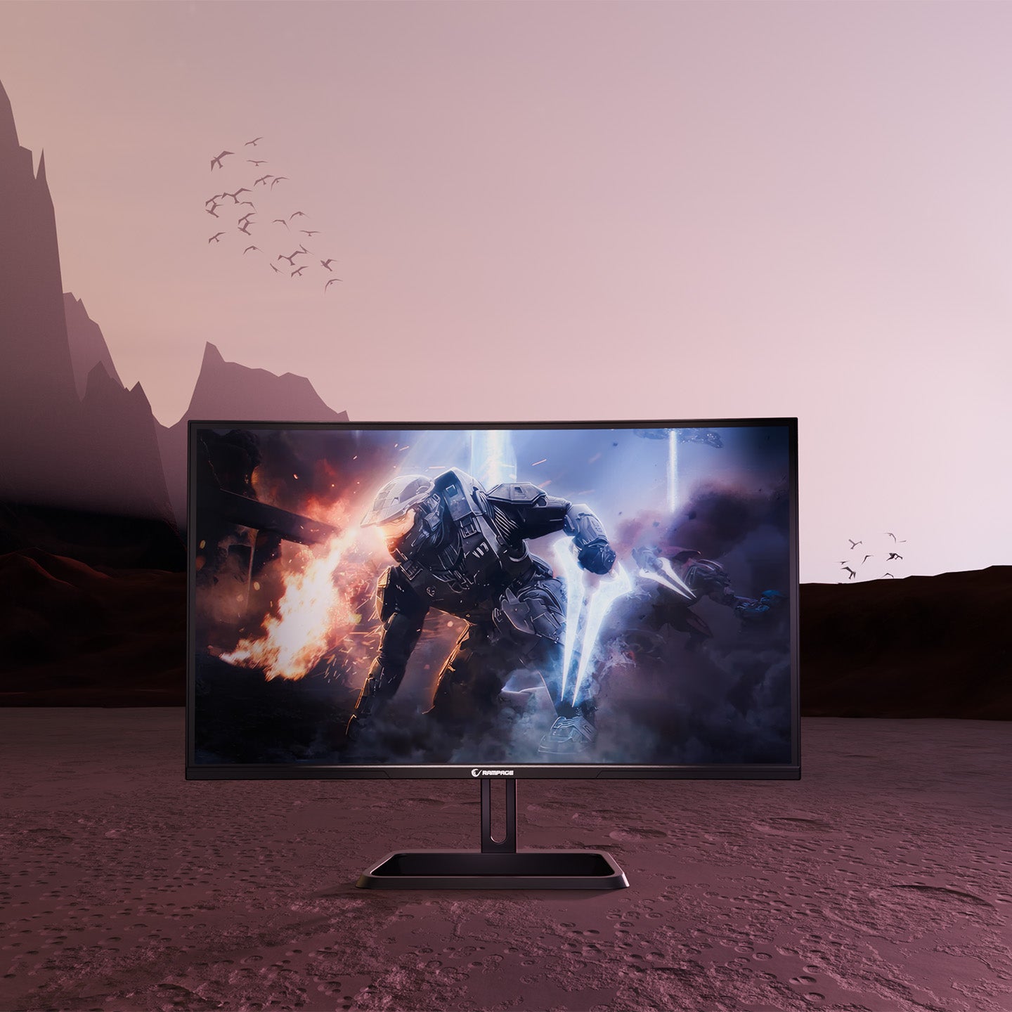 Xyra XR27C280F RGB 27'' 280Hz Fast VA FHD Freesync/Gsync Pivot R1500 Curved Gaming Monitor