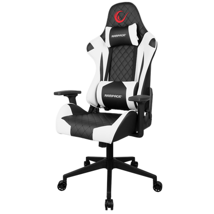 KL-R40 Throne Serisi Siyah/Beyaz Oyuncu Koltuğu - Rampage