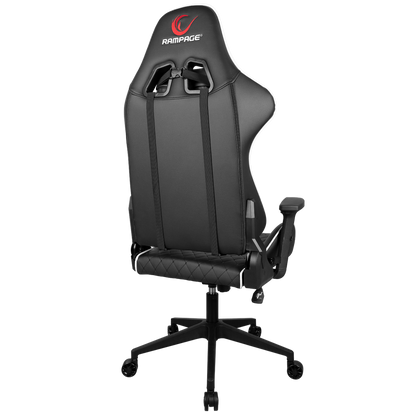 KL-R40 Throne Serisi Siyah/Beyaz Oyuncu Koltuğu - Rampage