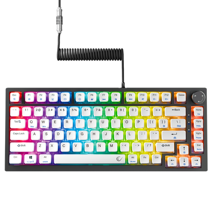 ZENITH PRO - US Layout V2 Siyah Hot Swap 8000 Hz Gasket Manyetik RGB Rapid Trigger Gateron Switch  English Dye-Sub PBT