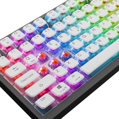ZENITH PRO - US Layout V2 Siyah Hot Swap 8000 Hz Gasket Manyetik RGB Rapid Trigger Gateron Switch  English Dye-Sub PBT