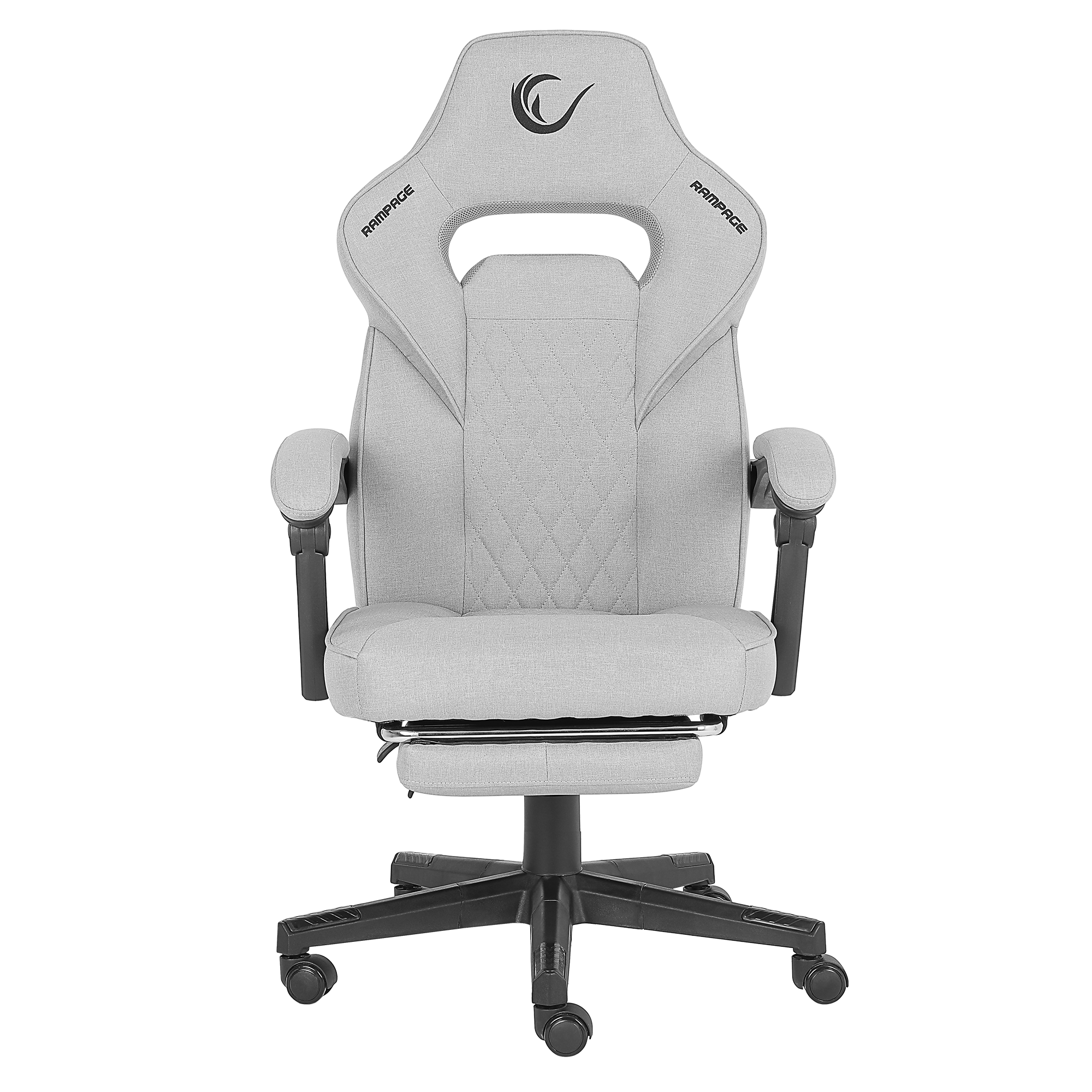 KL-R12 Lumos Terletmez Kumaş Gri Oyuncu Koltuğu